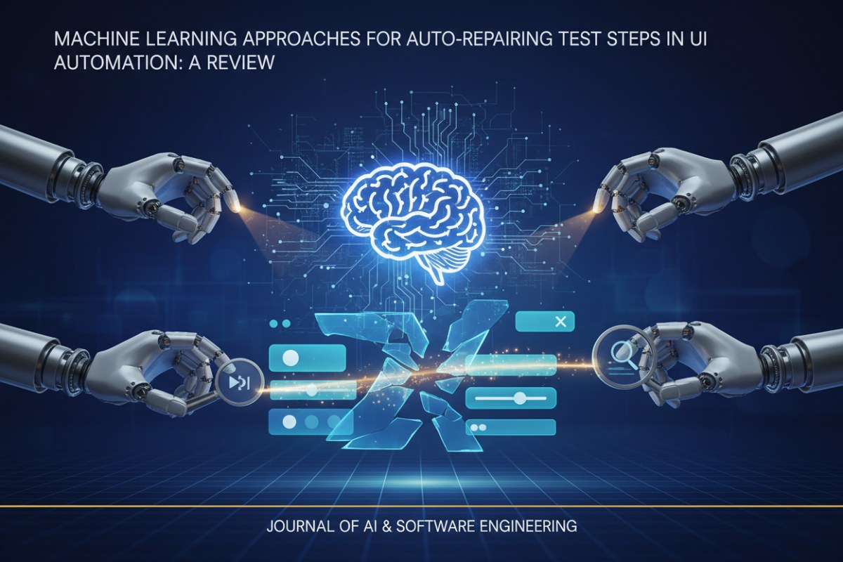Machine Learning Approaches for Auto-Repairing Test Steps in UI Automation: A Review